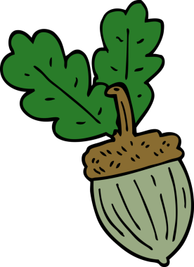 Bir insan tarafından çizilmiş karikatür palamudu.