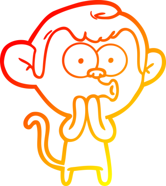 Bir insan tarafından çizilmiş sıcak çizgi çizgi çizgi çizimi.