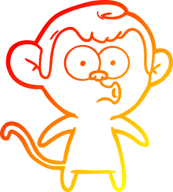 Bir insan tarafından çizilmiş sıcak çizgi çizgi çizgi çizimi.