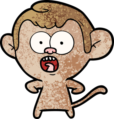 Bir insan tarafından çizilmiş bir karikatür.