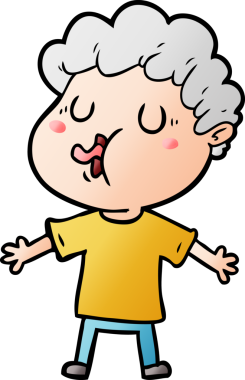 Bir insan tarafından çizilmiş çizgi film şarkıcısı.