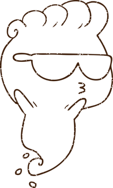 Bir insan tarafından çizilen Hayalet Kömür