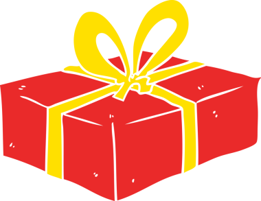 Bir insan tarafından çizilmiş düz renkli çizgi film