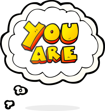 Serbest çizim düşünce balonu karikatürü. Sen bir insan tarafından çizilmiş metinsin.