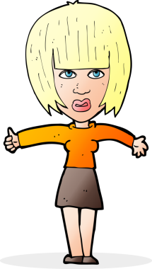 Bir insan tarafından çizilmiş bir karikatür.