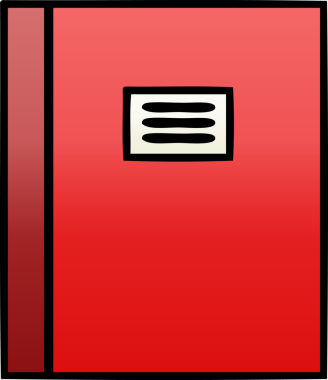 Bir insan tarafından çizilmiş bir günlük kitabının gölgeli çizgi filmi.