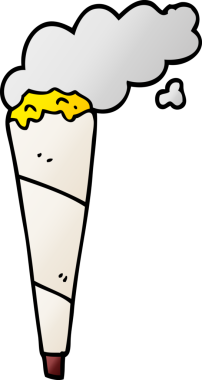 Bir insan tarafından çizilmiş marihuana esrarı.