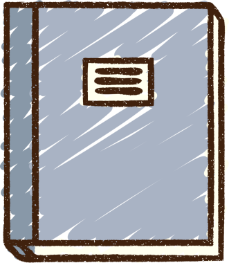 Bir insan tarafından çizilmiş alıştırma kitabı tebeşiri