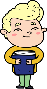 Bir insan tarafından çizilmiş mutlu çizgi film adamı.