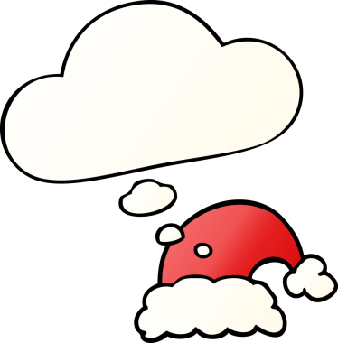 Düşünce baloncuklu çizgi film şapkası bir insan tarafından çizilmiş.