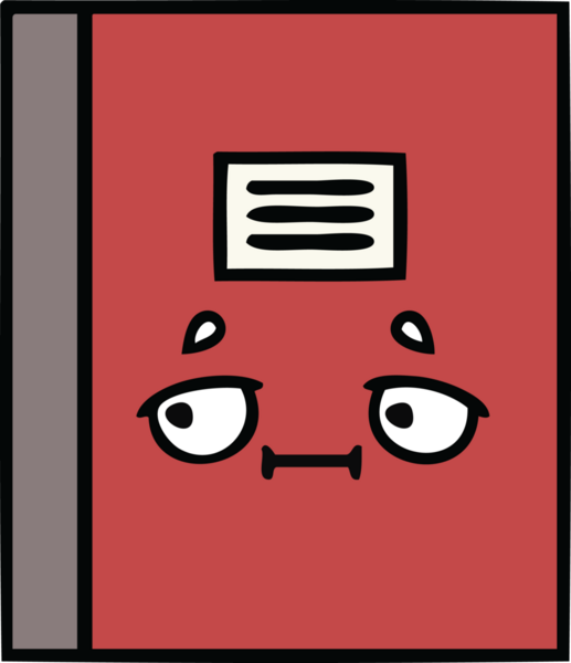 Bir insan tarafından çizilmiş güzel bir defter karikatürü.