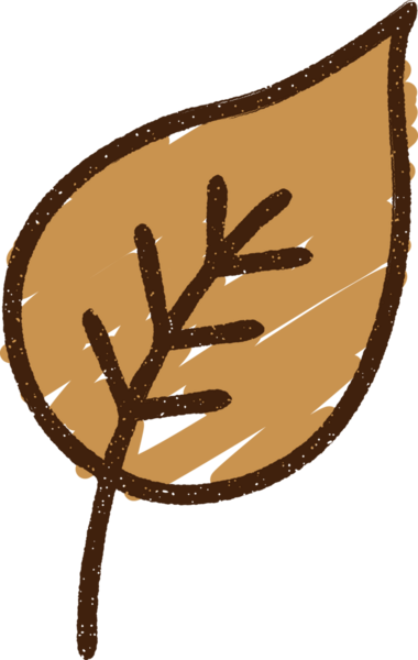 Bir insan tarafından çizilmiş Eski Yaprak Tebeşiri