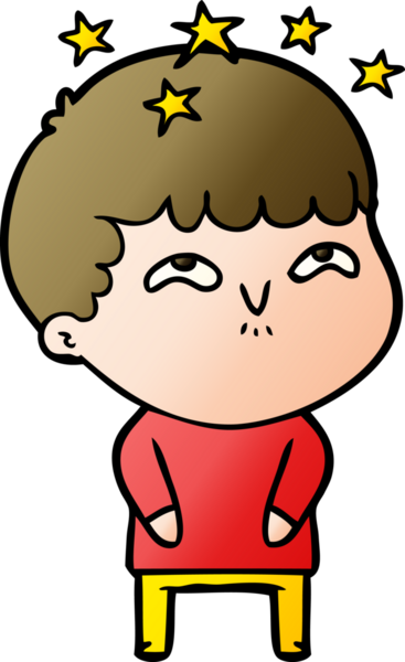 çizgi film bir insan tarafından çizilmiş hayret verici çocuk.