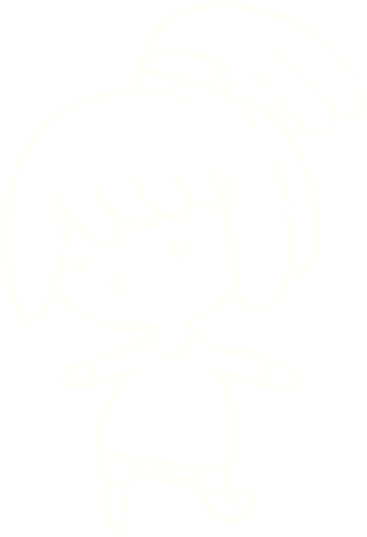 Bir insan tarafından çizilen Mutlu Kadın Tebeşiri