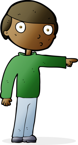 Bir insan tarafından çizilmiş çizgi filmci.