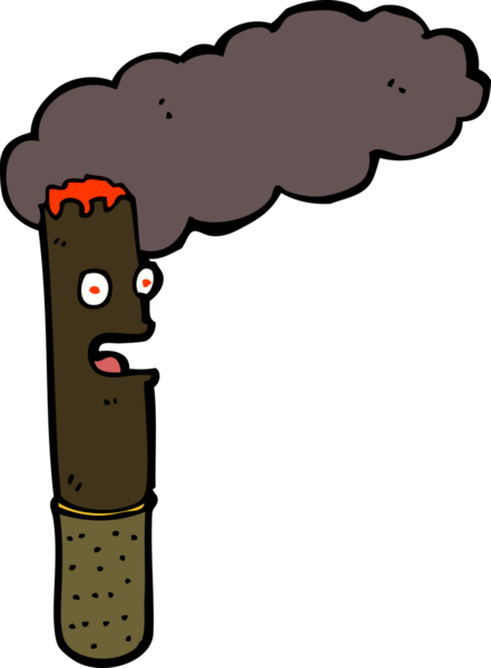 Bir insan tarafından çizilmiş bir puro.