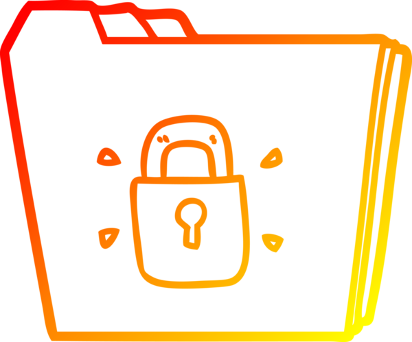 Bir insan tarafından çizilmiş bir çizgi filmin sıcak gradyan çizimi