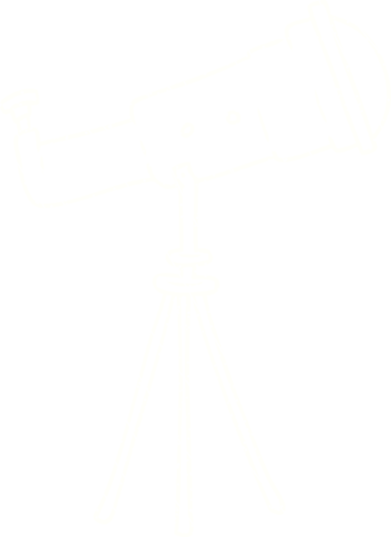 Bir insan tarafından çizilen Teleskop Tebeşiri