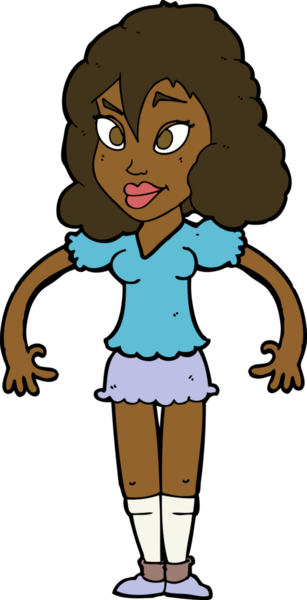 Bir insan tarafından çizilmiş güzel bir kadın.