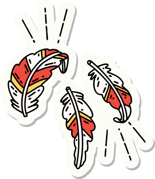 Bir insan tarafından çizilmiş dövme tüylerinin çıkartması.