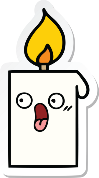 Bir insan tarafından çizilmiş şirin bir çizgi filmin çıkartması.