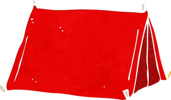 bir insan tarafından çizilmiş geleneksel bir çadır.