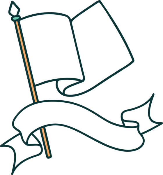 Bir insan tarafından çizilmiş bayrak dövmeli.