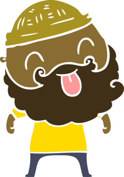 Bir insan tarafından çizilmiş sakallı bir adam.