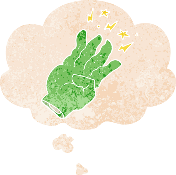 Homurdanan düşünce baloncuğu ile çizgi film hayaleti sihirli el bir insan tarafından çizilmiş tedirgin geçmiş doku