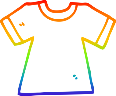 bir insan tarafından çizilmiş karikatür tişörtü çizimi