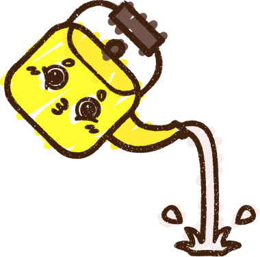 Bir insan tarafından çizilen Çaydanlık Tebeşiri