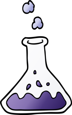 bir insan tarafından çizilmiş karalama bilim deneyi.