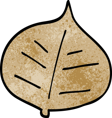 Bir insan tarafından çizilmiş karalama yaprağı.