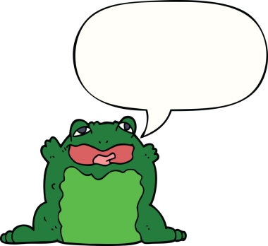 Bir insan tarafından çizilmiş konuşma balonlu karikatür.