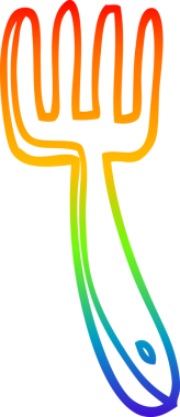 gökkuşağı gradyan çizgi çizimi bir insan tarafından çizilmiş.