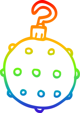 gökkuşağı gradyanı çizimi bir insan tarafından çizilmiş kırmızı mücevher