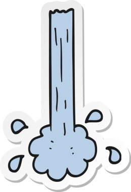 Bir insan tarafından çizilmiş bir karikatür etiketi.