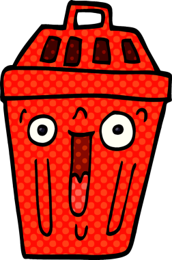 Bir insan tarafından çizilmiş karalama çöplüğü.