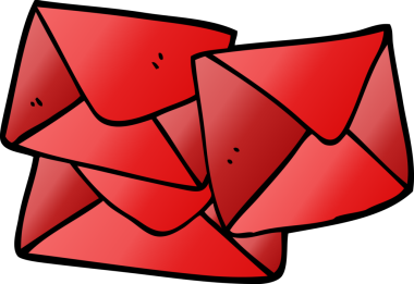 Bir insan tarafından çizilmiş karalama mektubu.