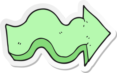 Bir insan tarafından çizilmiş çizgi film okunun çıkartması