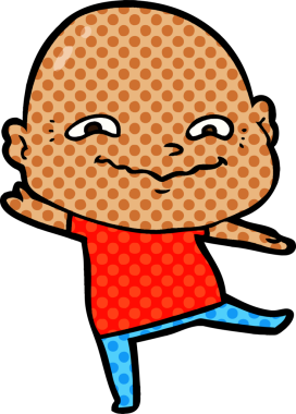 Bir insan tarafından çizilmiş ürkütücü bir çizgi film.