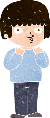 Bir insan tarafından çizilen karikatür adamı şaşırttı