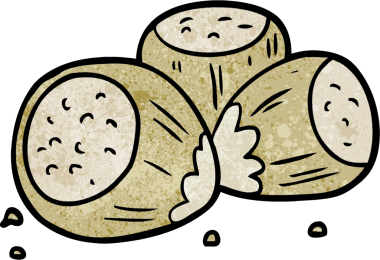 Bir insan tarafından çizilmiş fındıklı çizgi film.