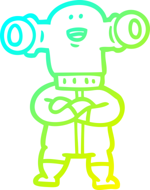 Bir insan tarafından çizilmiş, soğuk bir çizgi roman çizimi.