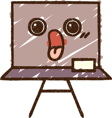 Bir insan tarafından çizilen Kara Tahta Tebeşir