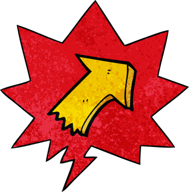 bir insan tarafından çizilmiş, konuşma baloncuklu çizgi film.