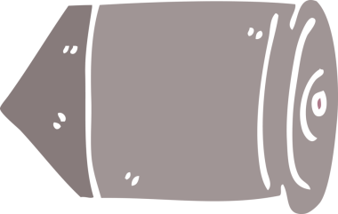 Bir insan tarafından çizilmiş karalama mermisi.