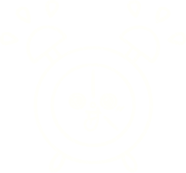 Bir insan tarafından çizilen Alarm Saati Tebeşiri