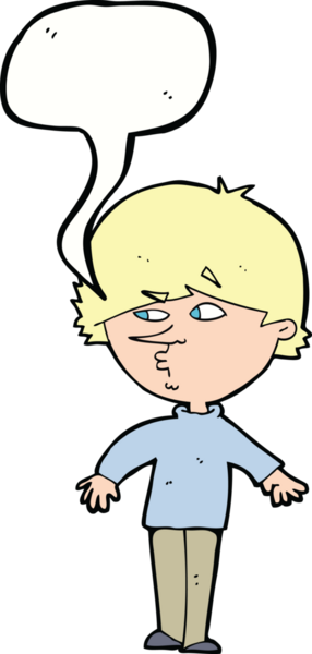 Bir insan tarafından çizilmiş konuşma baloncuğuyla omzunun üstünden bakan şüpheli bir adam.