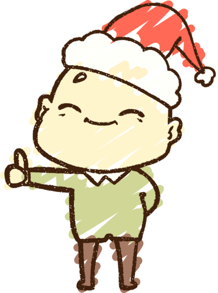 Bir insan tarafından çizilen Mutlu Yaşlı Adam Tebeşiri